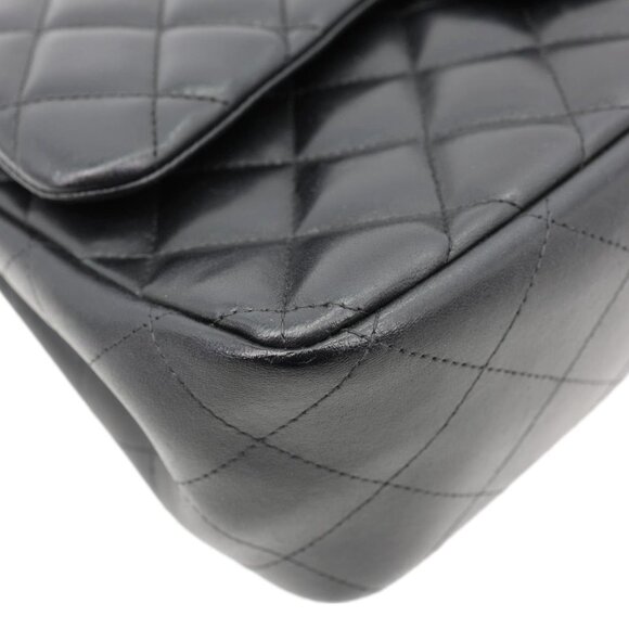 Chanel  Classic Double Flap Leather Shoulder Bag Black - Picture 7 of 14